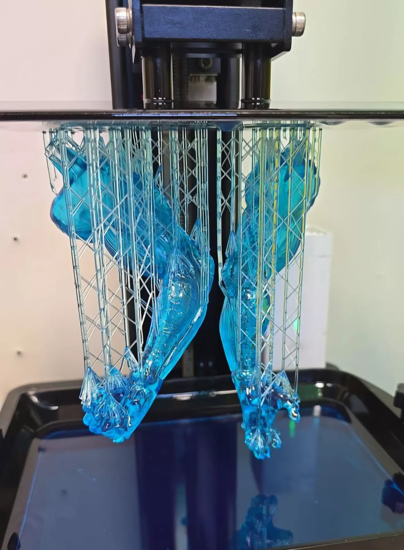 SLA-printed action figure parts